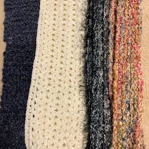 Women’s scarves bundle of four homemade
